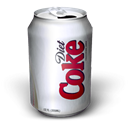 coke, diet Black icon