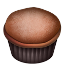 cupcake, Chocolate Black icon