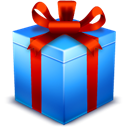 gift, present DodgerBlue icon