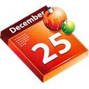 Calendar, date, christmas, Schedule Black icon