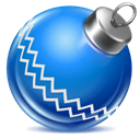 Blue, Ball, christmas DodgerBlue icon