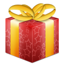 gift box, present, christmas, gift, Box Black icon