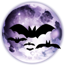 Full, Moon LightSlateGray icon