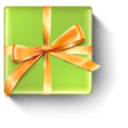 present, gift YellowGreen icon