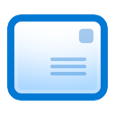Email, envelop, mail, Message, Letter RoyalBlue icon