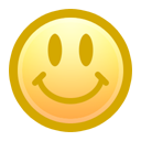 Face, smile, happy, Emoticon, smiley, funny, Fun, Emotion DarkGoldenrod icon