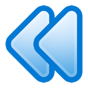 prev, previous, Left, Arrow, Backward, Back RoyalBlue icon