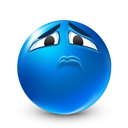 sincere, sadness DodgerBlue icon