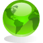 world, globe, earth OliveDrab icon