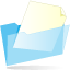 File, document, paper LightBlue icon
