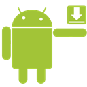 Decrease, Descend, fall, Down, download, descending, google, Android YellowGreen icon