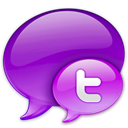 social network, Social, twitter, Logo, Sn, Small, pink DarkOrchid icon