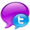 Social, Logo, Small, twitter, Blue, social network, Sn DarkViolet icon