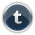 Tumblr, chrome Gainsboro icon
