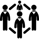 connected, Cloud computing, people, internet, Business, Connecting, persons, Connections, Connect Black icon