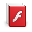 adobe, Flash Crimson icon