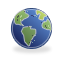 earth, globe, world, planet DimGray icon