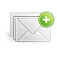 Letter, Message, Add, mail, plus, envelop, Email Gainsboro icon
