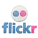 flickr Black icon