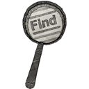 Find, search, seek Black icon