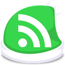 Rss, green, xmas, subscribe, feed LimeGreen icon