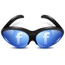 shades, Friendfeed Black icon