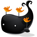 whale Black icon