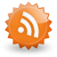 subscribe, feed, Rss Chocolate icon