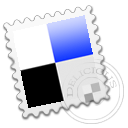 Delicious, Stamp, postage WhiteSmoke icon