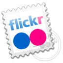 flickr, grey, postage, Stamp WhiteSmoke icon
