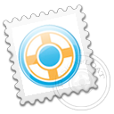 Designfloat, postage, grey, Stamp WhiteSmoke icon