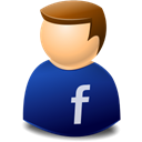 Facebook, profile, web, Social, Sn, user, Human, Account, social network, people MidnightBlue icon