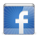 Apple, Social, festival, Facebook SteelBlue icon