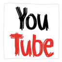 White, youtube Crimson icon