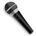 Microphone, mic Black icon