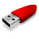 Pendrive Black icon