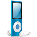 Blue, ipod, nano Icon