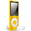 nano, ipod, off, yellow Black icon