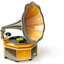 gramophone SaddleBrown icon