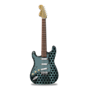 metallicholes, stratocaster, guitar Black icon