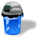 Garbage, Can Black icon