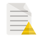 document, pyramid Linen icon