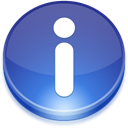 Information, about, Info SteelBlue icon