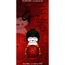 Geisha, preview Maroon icon