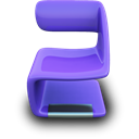 purpleseat Black icon