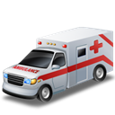 Ambulance Black icon