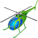 Helicopter Black icon