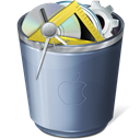 Full, recycle bin, Trash DarkSlateGray icon