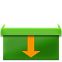 Stacks, Decrease, Descend, descending, download, fall, Down ForestGreen icon