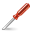 utility, Screwdriver, tool Firebrick icon